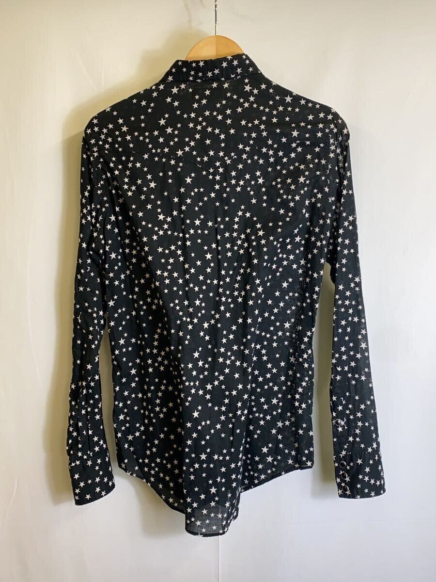 Camicia manica lunga SAINT LAURENT S seta D50V 483063 Y816R 1001 modello stella usata