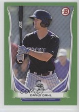 2014 Bowman Draft Top Prospects Green 73/75 David Dahl #TP-15 f0v