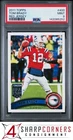 2011 TOPPS #400 TOM BRADY PATRIOTS RED JERSEY PSA 9