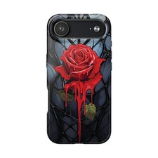 Rose Dripping Stain Glass Phone Case for iPhone 17, 16  Samsung Galaxy S25, S24