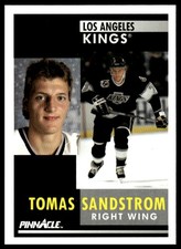 1991-92 Pinnacle #178 Tomas Sandstrom