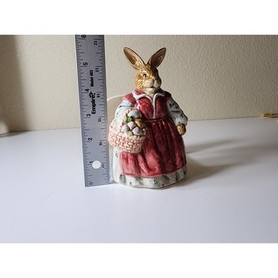THE EDITH COLLECTION Hand Painted from Otagiri Japan Mother Rabbit Napkin Holder