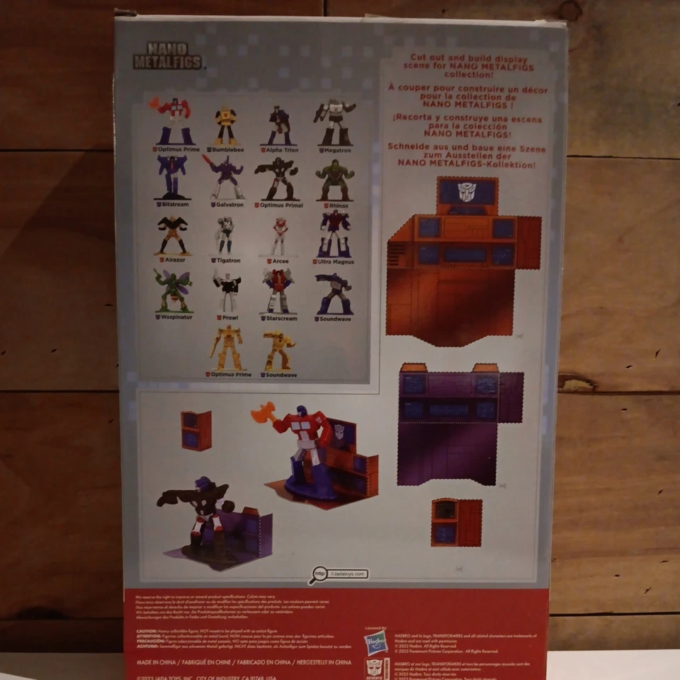 18 NANO METALFIGS - SERIE 3 - TRANSFORMERS GOLD PRIME & SOUNDWAVE Juguetes Jada NUEVO Foto 2 de 4