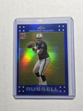 2007 Topps Chrome JAMARCUS RUSSELL Rookie RC BLUE Refractor  Raiders