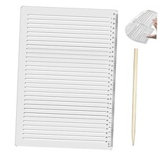 Line Stencil Straight Line Stencil 0.35inch Spacing Line Plastic Writing 1