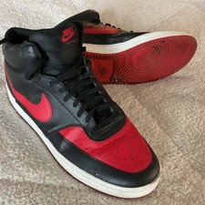 Nike Court Vision Mid DM8682-001 Red/Black Basketball Sneakers Men's US Size 14