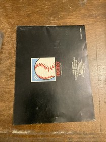 Tecmo Baseball  w/Manual NES Nintendo