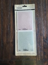 NEW Sizzix Alterations Embossing Folders Texture Fades Checkerboard Cracked