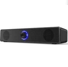 Computer Speakers, USB-A Powered PC Speakers, Wired 3.5mm AUX, No Bluetooth