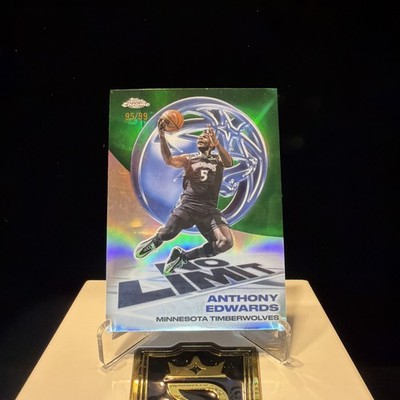 2025-26 Topps Chrome Update🔥95/99🔥Anthony Edwards SP No Limit Refractor IP-10