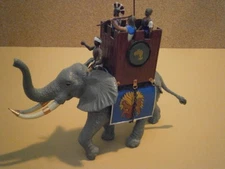 54mm Ancients War Elephant with tower & crew