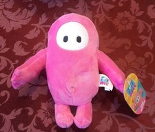 FALL GUYS: Ultimate Knockout ORIGINAL PINK BEAN 8" plush OFFICIAL Doll Small