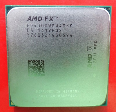 CPU AMD FX FD4300WMW4MHK 4x 3.80GHz Sockel AM3+ 