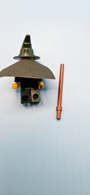 Lego Dark Green Wizard Minifigure Castle Kingdoms 853373 Chess cas509