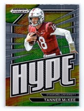 2023 Panini Prizm Draft Picks #HP-14 Tanner McKee Hype