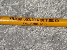 COCA COLA INK WELL FOUNTAIN PEN Kelford Bottling Co NORTH CAROLINA Wooden NO NIB