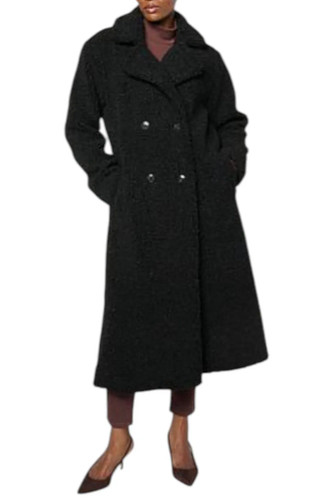 G by Giuliana Women's Black Label Knit Teddy Luxe Coat Black
