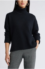 Nordstrom Wool & Cashmere Sweater Relaxed Tur...