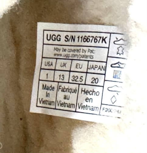 Mini Bota UGG Niños Adri Clásica Marrón Chocolate Talla 1 Nueva en Caja Nueva Sin Caja - Imagen 10 de 12