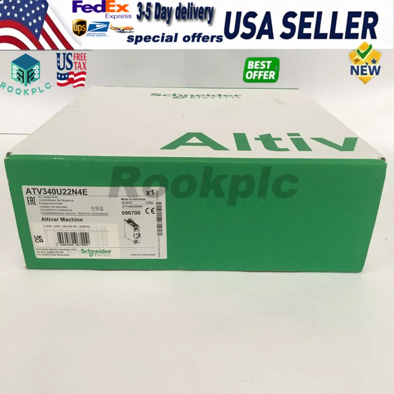 ATV340U22N4E New Schneider Variable frequency drive IN STOK ship by UPS