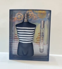 Jean Paul Gaultier Le Male”In The Navy” 6.8oz Edt+10ml Edt Spray DISCONTINUED