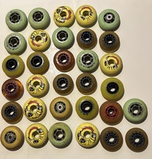 Inline Skate Wheels Lot Of 32 Used/Vintage See Photos 