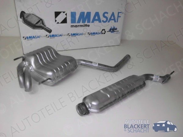 Auspuffset Ab Kat für Mercedes C-Klasse Limo/Kombi Kompessor C 200/C230 BJ 97-01-image