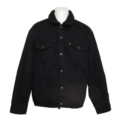 Levi's Premium, Gefütterte Jeansjacke, Herren, Größe: XL, Schwarz #W6h
