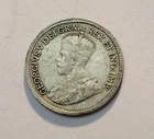 1920 Canada  Silver 5 Cents Coin
