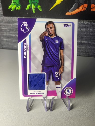 Topps Premier League 2026 Chelsea Malo Gusto Patch Match Worn Chelsea