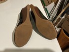 TORY BURCH BLACK, PATENT LEATHER WEDGE, HEEL SHOES, SIZE 8 1/2 M-barely worn — photo 7