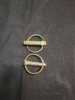 2PK OEM HH Wright Stander Lawn Mower Lynch WMI Pin 7/16 Caster Arm 15990013