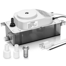 Hvac Condensate Pump 65gph Automatic Safety Alarm Switch Ac Drain Pump 15ft Lfit