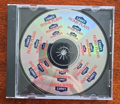 Lowe's Home Plans CD-ROM 2000 Signature Series Floor Plans 500+ Plans