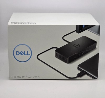 FREE BUNDLE Dell USB 3.0 Ultra HD 4K Triple Display Docking Station TESTED