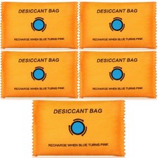 100g Rechargeable Desiccant Moisture Absorbing Bag Silica Gel 5 Pack