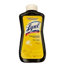 1 x Lysol Concentrate Disinfectant Original Scent 12 fl oz Makes 9 Gallons