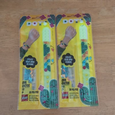 Lego DOTS Polybag 41922 Cool Cactus Bracelet 33pcs New Sealed 2021 Lot Of 2