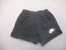 Nike Size 4T 3-4yrs 98-104cm Kids Black Cotton Blend Pull On Sport Shorts 654