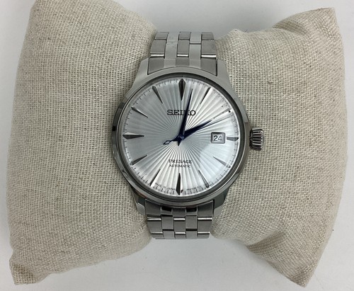 SEIKO Men's SRPB77 Presage Cocktail Time Automatic Stainless Steel Watch