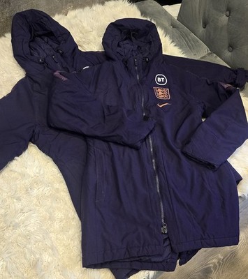 England Fußball Wandern Sport Nike Parka Jacke Mantel Damen Gr. S Lila ''