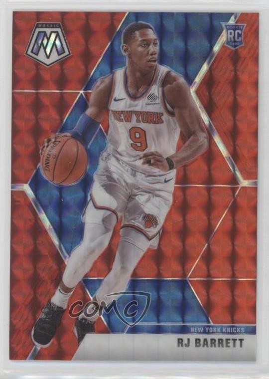 2019-20 Panini Mosaic Rookies Red Prizm RJ Barrett #229 c7y