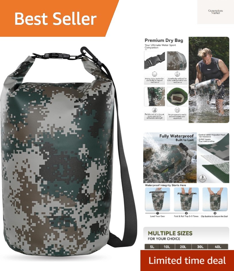Floating Waterproof Dry Bag Backpack 5L/10L/20L/30L/40L, Rol