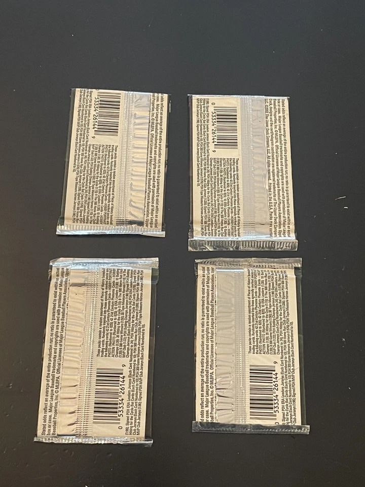 (4) 2002 Upper Deck Piece of History Hobby Béisbol Sellado de Fábrica 5 Paquetes de Cartas Foto 2 de 4