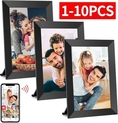 1-10x Digital Smart Picture Frame 10-Inch with WiFi, HD IPS Screen, 32GB Storage