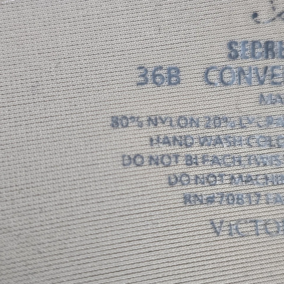 Sujetador para mujer Victoria's Secret 36B beige abrazo convertible sin tirantes Foto 4 de 4