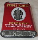 Vintage 1975 Prince Albert Tobacco Tin Crimp Cut 1.5oz Pocket Tin W/ Rare Paper! — photo 3