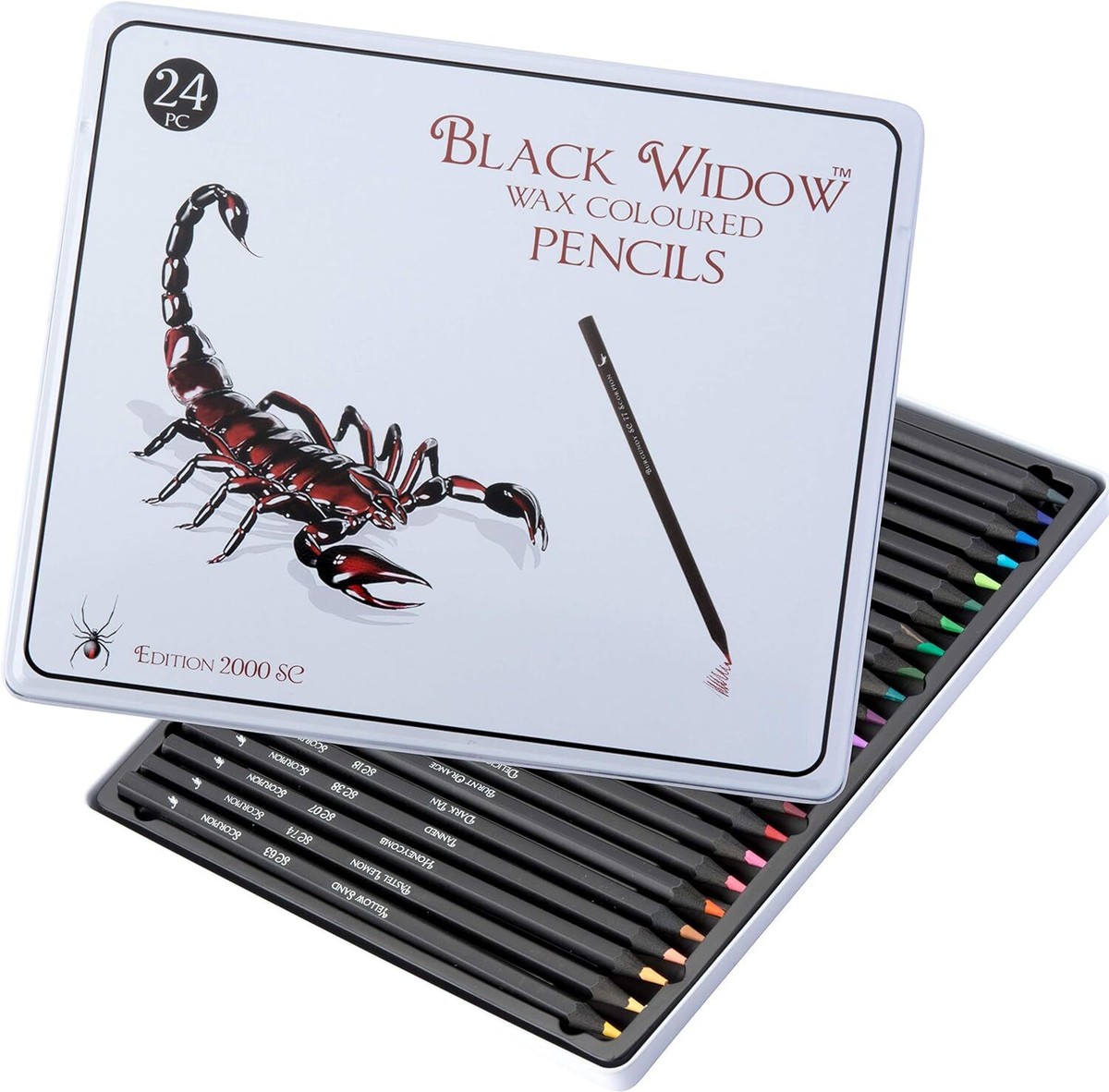 Black Widow Coloured Pencils For Adults The Best Color Pencil Set For Adult Colo