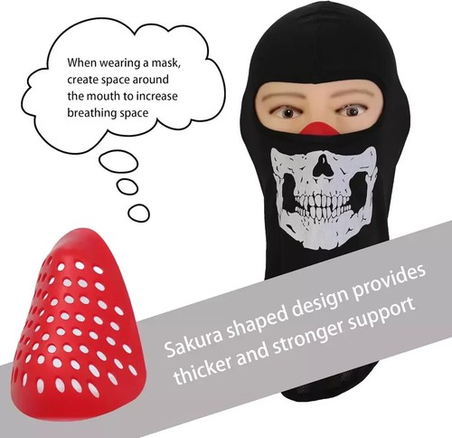 2er Pack 3D Maske Gesichtsschale Innenhalterung für Männer - Silikon Faceshell für Spider C - Bild 7 von 7