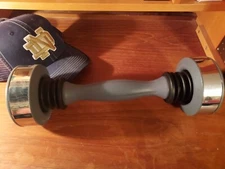 Shake Weight 5lb Pound Dumbbell Hand Grey Exercise Gray Work Out Unisex Fitness